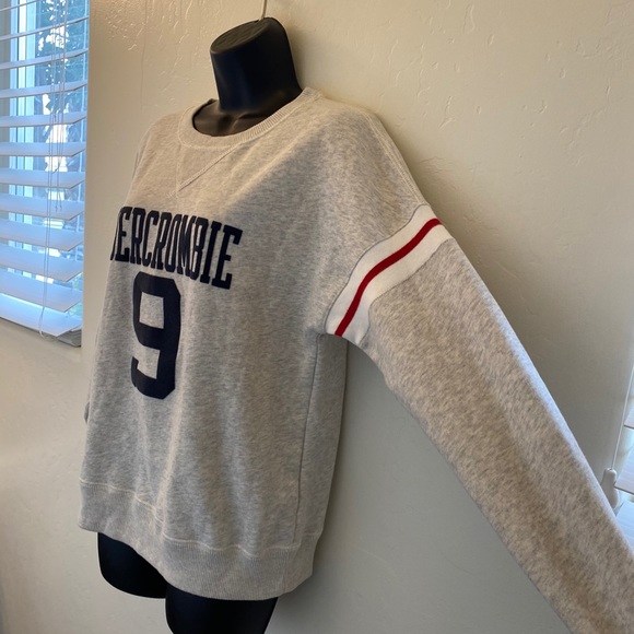 Abercrombie & Fitch Sweatshirt Grey Size S - Picture 2 of 7